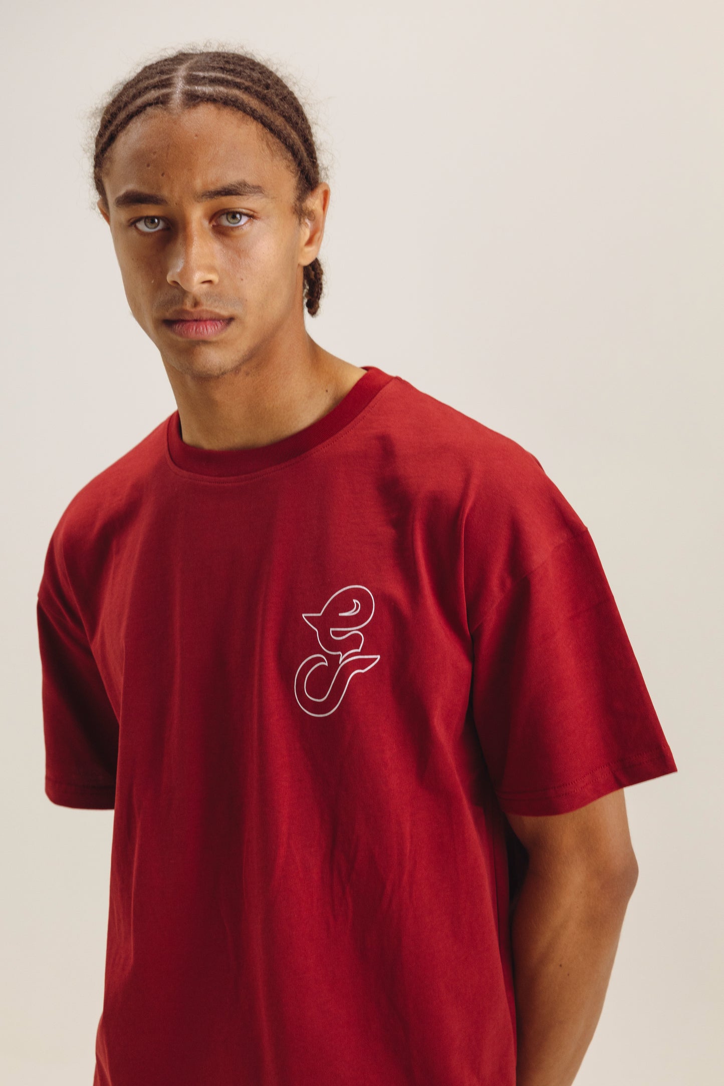 Essential tee shirt - Burgundy red