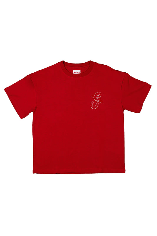 Essential tee shirt - Burgundy red